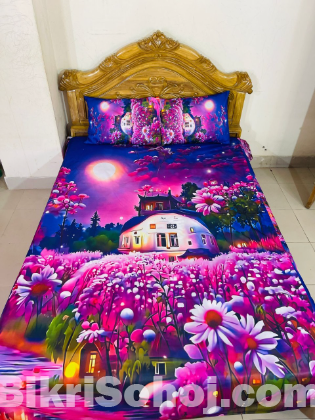 Primium 3D Bedsheet Four Piece Set